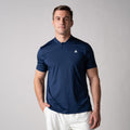 Navy-Men's Court Polo