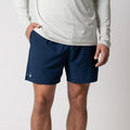 Navy-Men's Woven Shorts (5