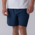 Navy-Men's Woven Shorts (7