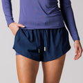 Navy-Women's Court 2-in-1 Shorts