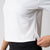 Close up image of a JOOLA Women's Court Crop Tee, White.