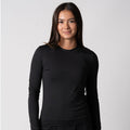 Black-Women's Court Long Sleeve