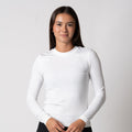 White-Women's Court Long Sleeve