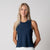 Image of a female model wearing a JOOLA Women's Court Tank Top, Navy.