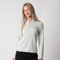 Gravity Gray Heather-Women's Quarter Zip Pullover