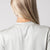 Image of the back of a JOOLA Women's Quarter Zip Pullover, Gravity Gray.