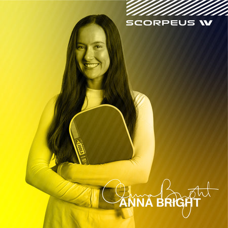 Anna Bright Scorpeus Pro IV 14mm Pickleball Paddle - Mellow Mango