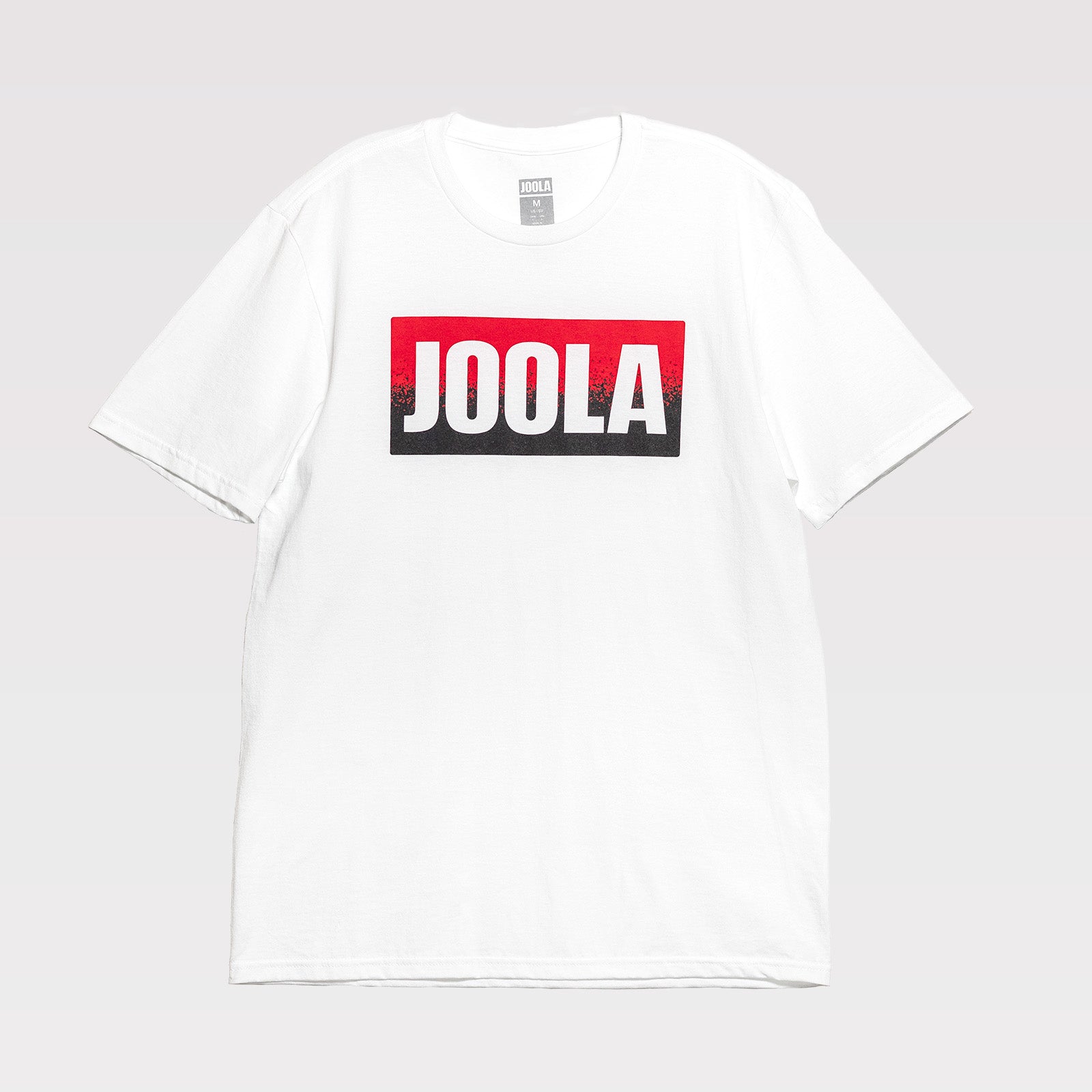 White background, white JOOLA Men’s Lava Wordmark Short Sleeve Graphic Tee.