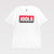 White background, white JOOLA Men’s Lava Wordmark Short Sleeve Graphic Tee.