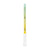 Pickleball paddle with gradient yellow to green handle on a white background.