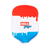 Image of a JOOLA Pops Red, White and Blue Paddle Cover.