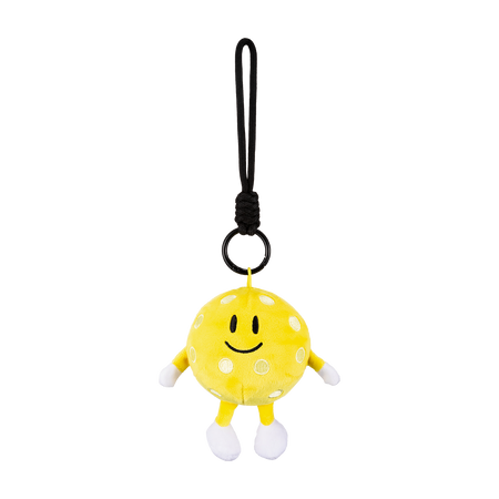 Image of JOOLA's pickleball plushie, showing his smiling face.