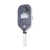A pickleball paddle with a white frame and handle, featuring a dark gray face with a hammer graphic and the text 'the Dink' and 'DA HAMMER'.