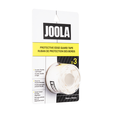 Angled view of the JOOLA Protective Edge Guard tape.