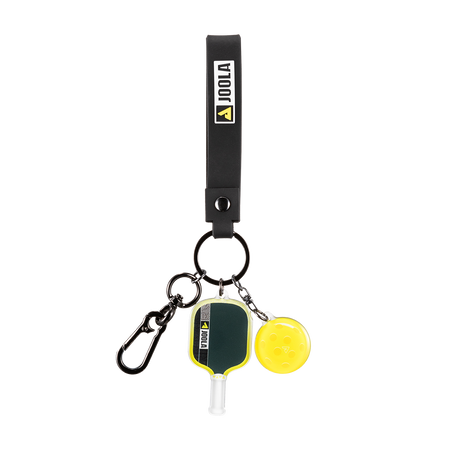 Product image of the JOOLA Scorpeus Pro V mini paddle key chain.