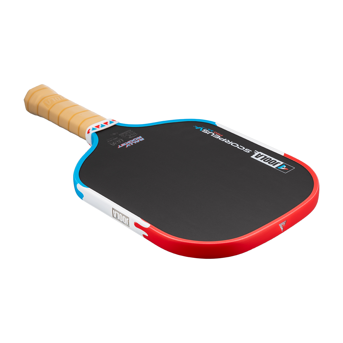 Image of the JOOLA Scorpeus Pro V Rally Rocket pickleball paddle.