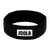Round image of the JOOLA Headband, black with white logo.
