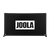 Horizontal view of a JOOLA Pro Barrier, black and white.
