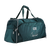 A dark teal green JOOLA duffel bag with white piping and a personalized Ben Johns signature print on the front, shown on a solid white background.