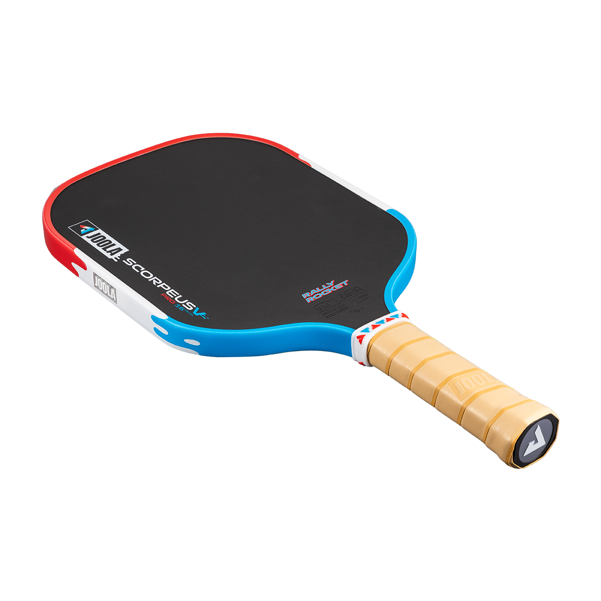 Product image of the JOOLA Scorpeus Pro V Rally Rocket pickleball paddle.