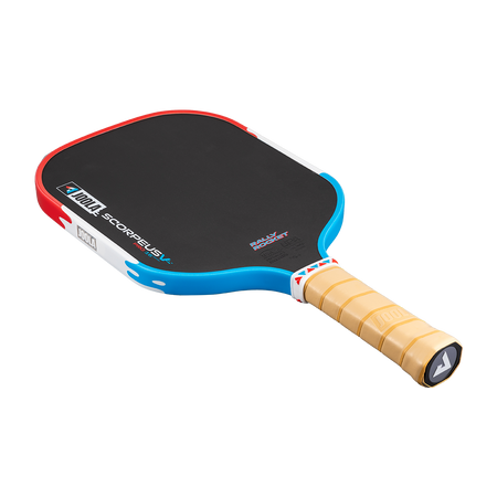 Product image of the JOOLA Scorpeus Pro V Rally Rocket pickleball paddle.