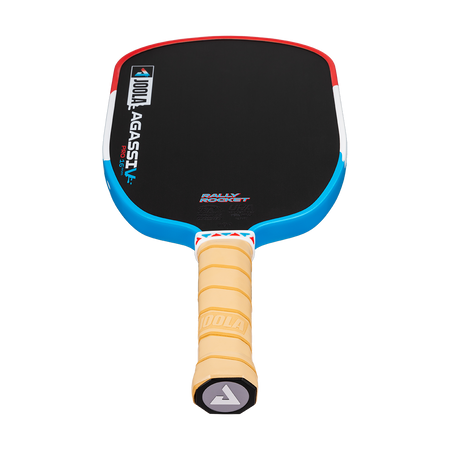 Product image of the JOOLA Agassi Pro V Rally Rocket pickleball paddle.