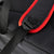 Close up on the detail of the strap of a Agassi x JOOLA Agassi Vision II backpack.