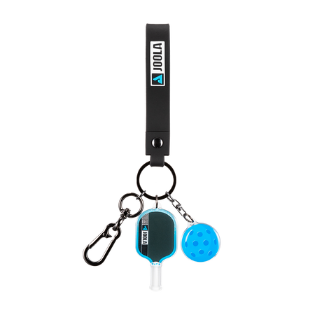 Product image of the JOOLA Hyperion Pro V mini paddle key chain.