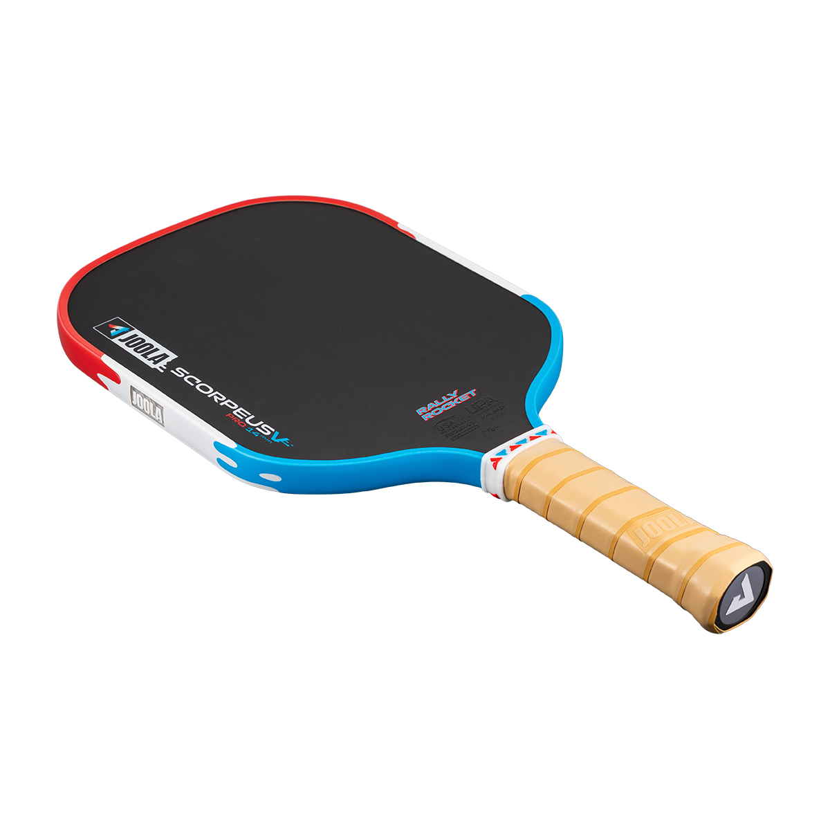 Image of the JOOLA Scorpeus Pro V Rally Rocket pickleball paddle.