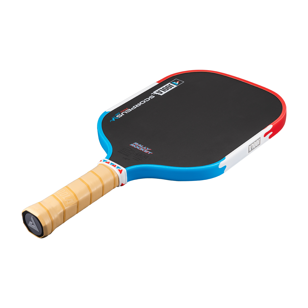 Product image of the JOOLA Scorpeus Pro V Rally Rocket pickleball paddle.
