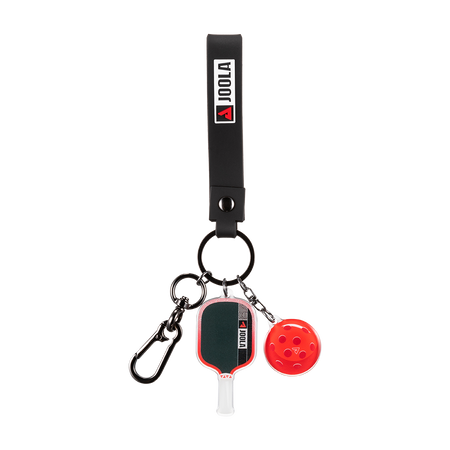 Product image of the JOOLA Perseus Pro V mini paddle key chain.
