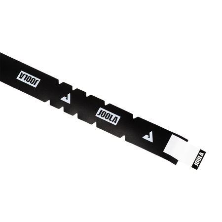 A black and white strip of JOOLA Protective Edge Guard Shape.