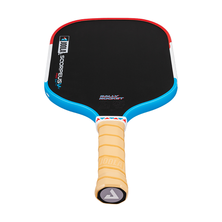 Image of the JOOLA Rally Rocket pickleball paddle, Scorpeus shape.