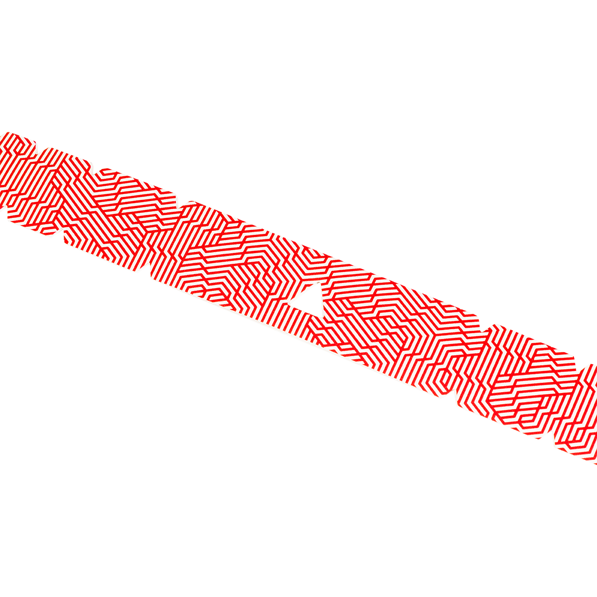 Product image of JOOLA Pro V red edge guard tape.