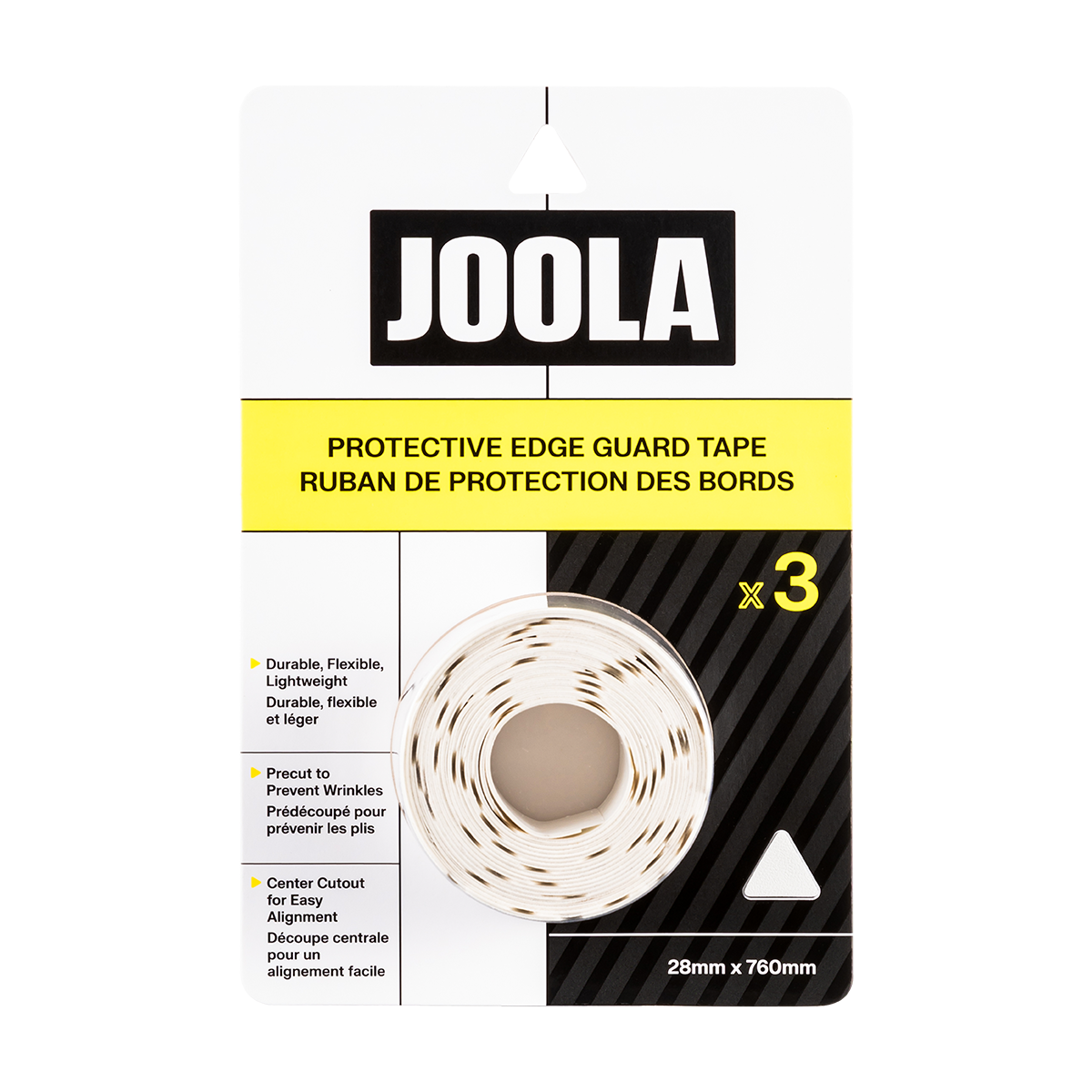 Image of a package of JOOLA Protective Edge Guard Tape.