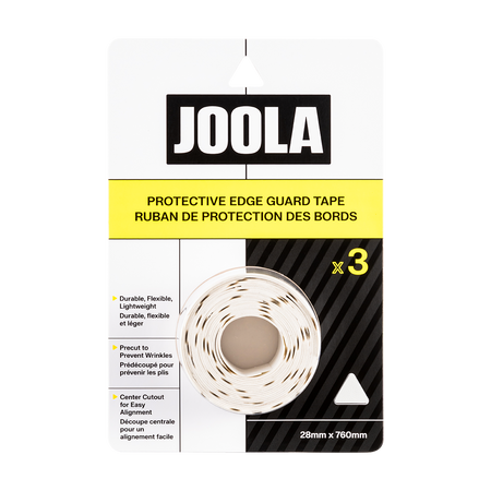 Image of a package of JOOLA protective edge guard tape.
