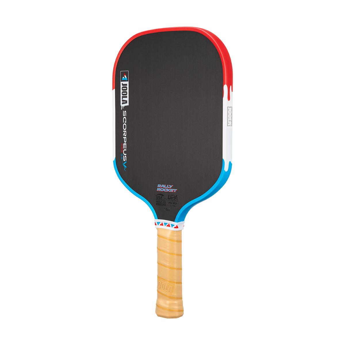 Image of the JOOLA Scorpeus Pro V Rally Rocket pickleball paddle.