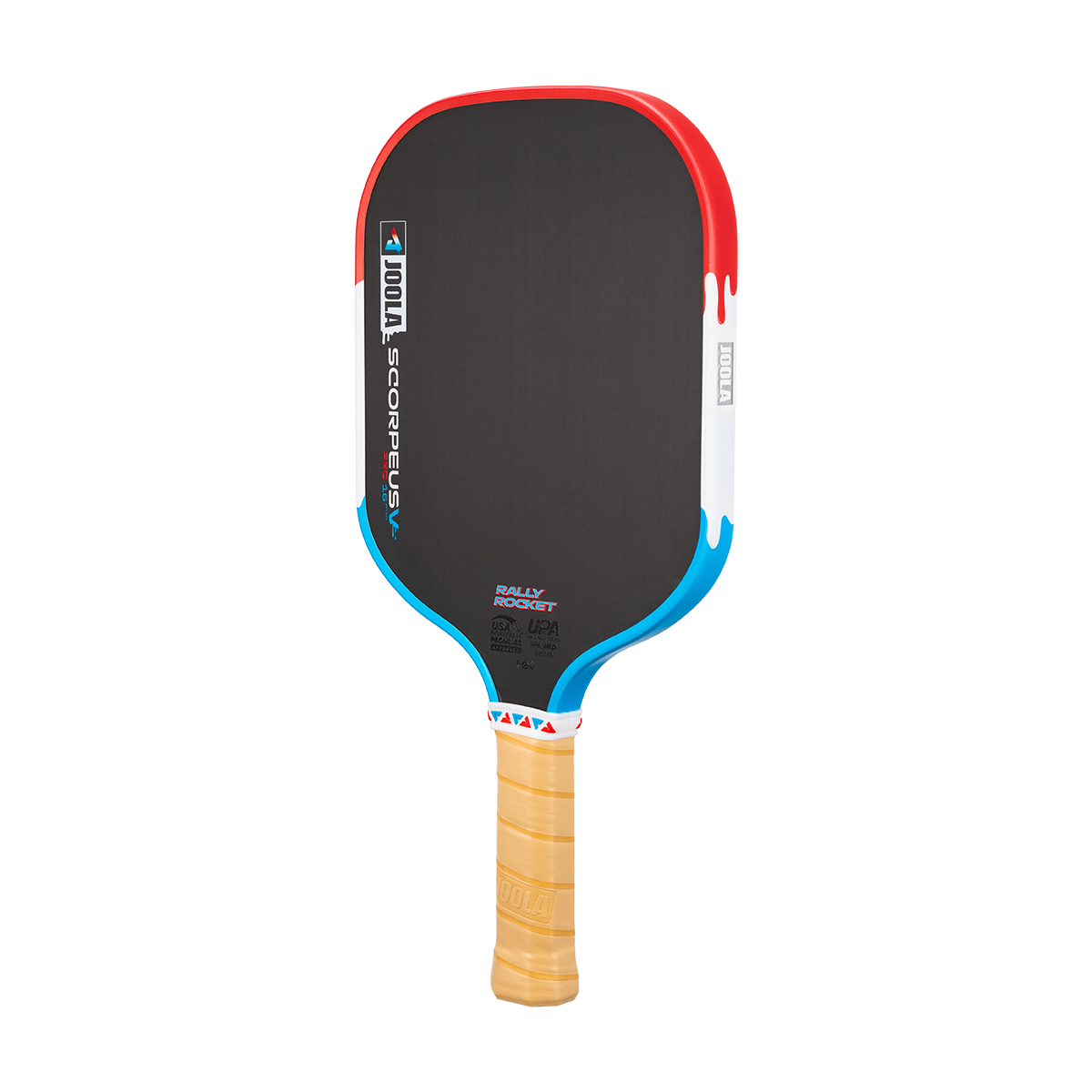 Product image of the JOOLA Scorpeus Pro V Rally Rocket pickleball paddle.