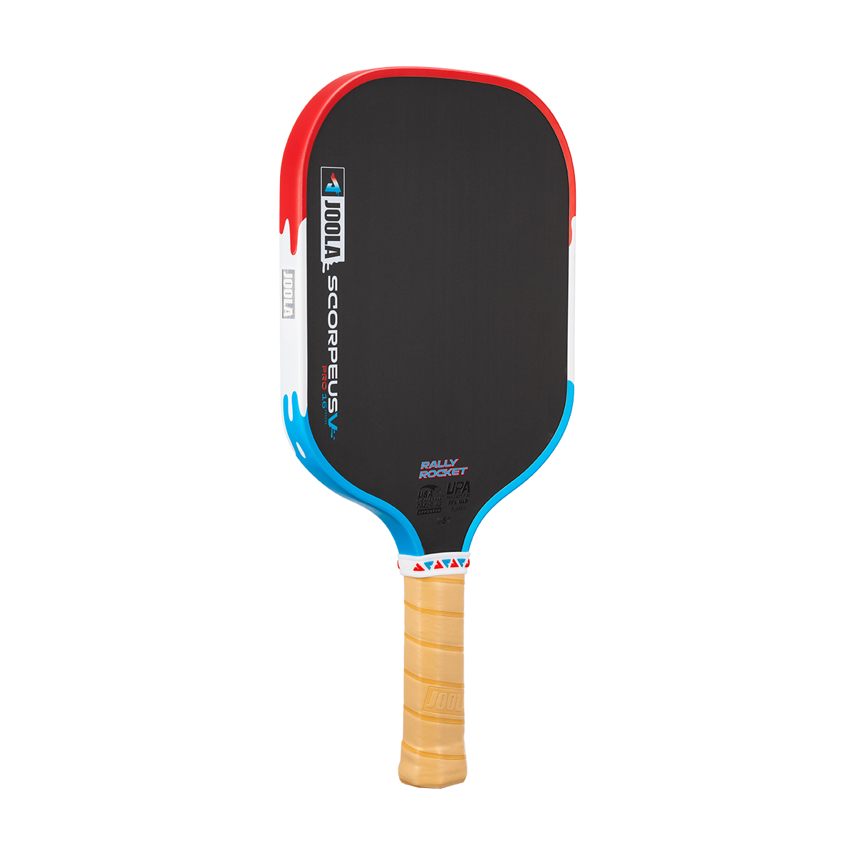 Product image of the JOOLA Scorpeus Pro V Rally Rocket pickleball paddle.