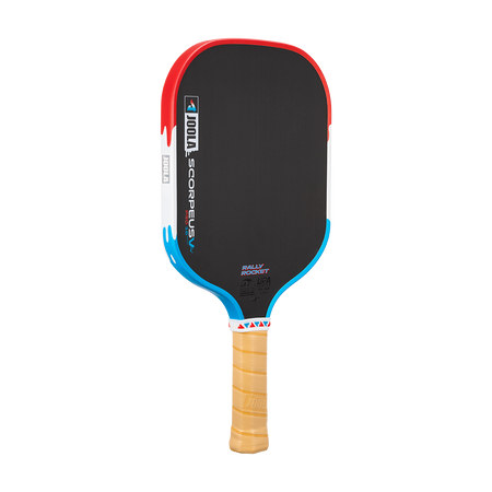 Product image of the JOOLA Scorpeus Pro V Rally Rocket pickleball paddle.