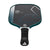 White background, product image of the JOOLA Essentials Dash pickleball paddle with black handle and club green colored edge guard.
