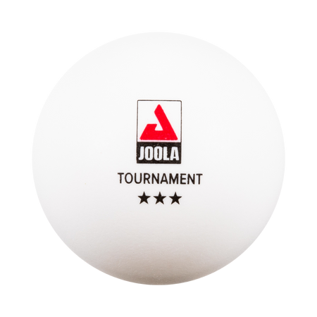 A three star JOOLA Tournament Table Tennis Racket.