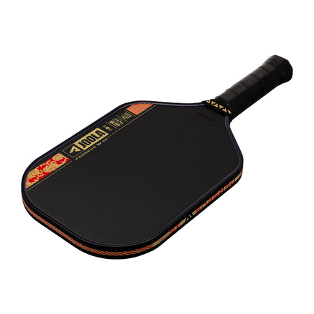 White background, image showing the JOOLA 2026 Year of the Horse Special Edition Perseus Pro IV in it's gold, red and black colorway.