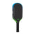 White background, image of a JOOLA Hyperion 3S Dual pickleball paddle with a green and blue dual gradiant edge guard.