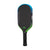 White background, image of a JOOLA Hyperion 3S Dual pickleball paddle with a green and blue dual gradiant edge guard.