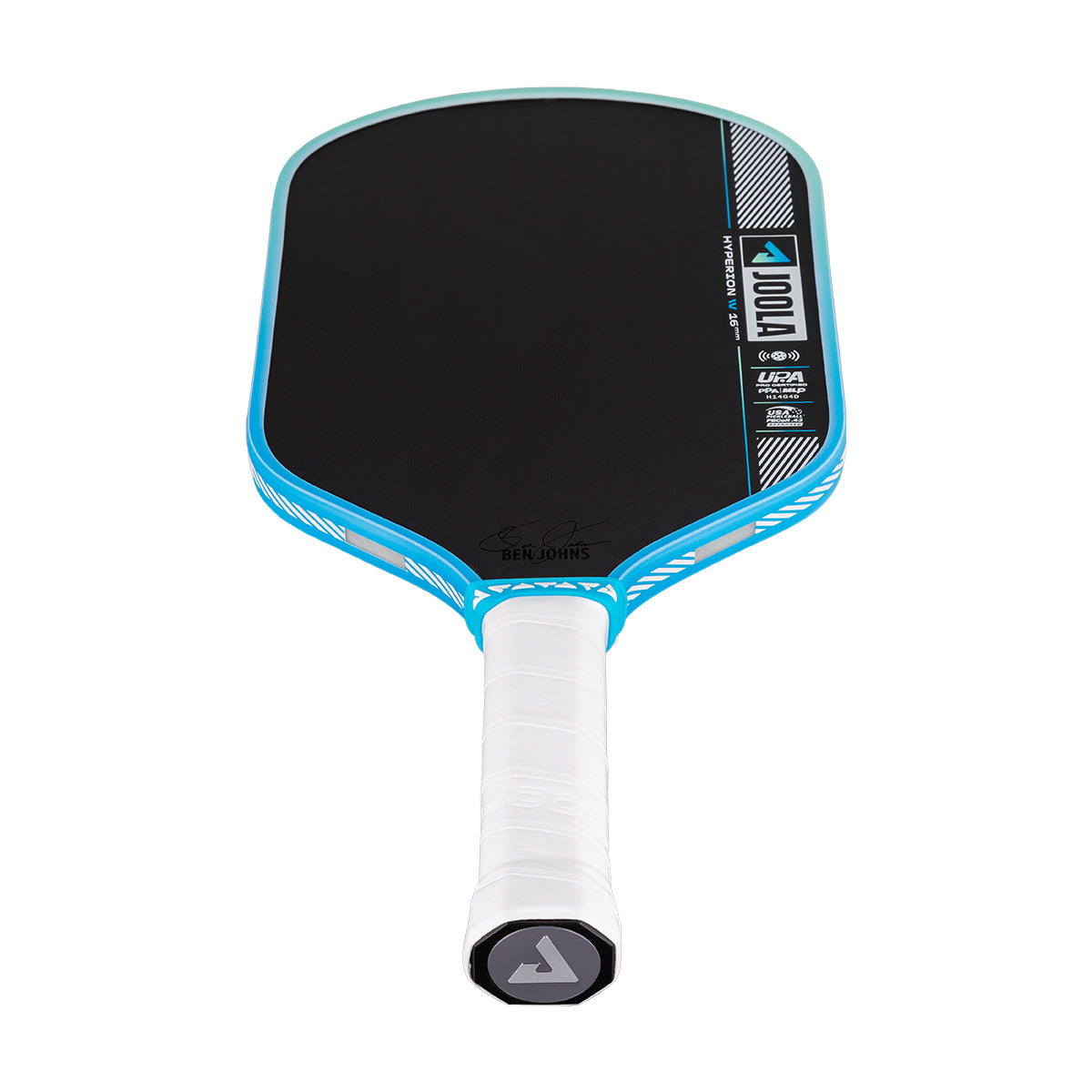 White background, product image of a JOOLA Pro IV Hyperion pickleball paddle 16mm.