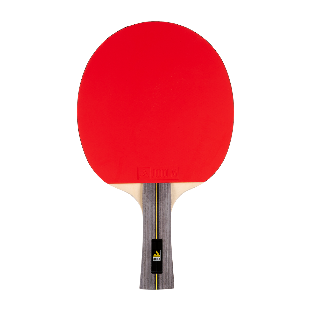 Image of a red table tennis racket from the Helio table tennis set.