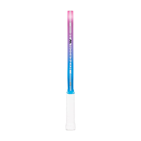 JOOLA edge guard gradient with a white shaft and colorful grip on a white background.