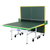 White background, product image of a JOOLA x Hugo Calderano table tennis table, the image shows the table with one half of it folded up.