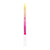 Side view of the yellow and pink gradient edge guard on the JOOLA Magnus Pro IV pickleball paddle.